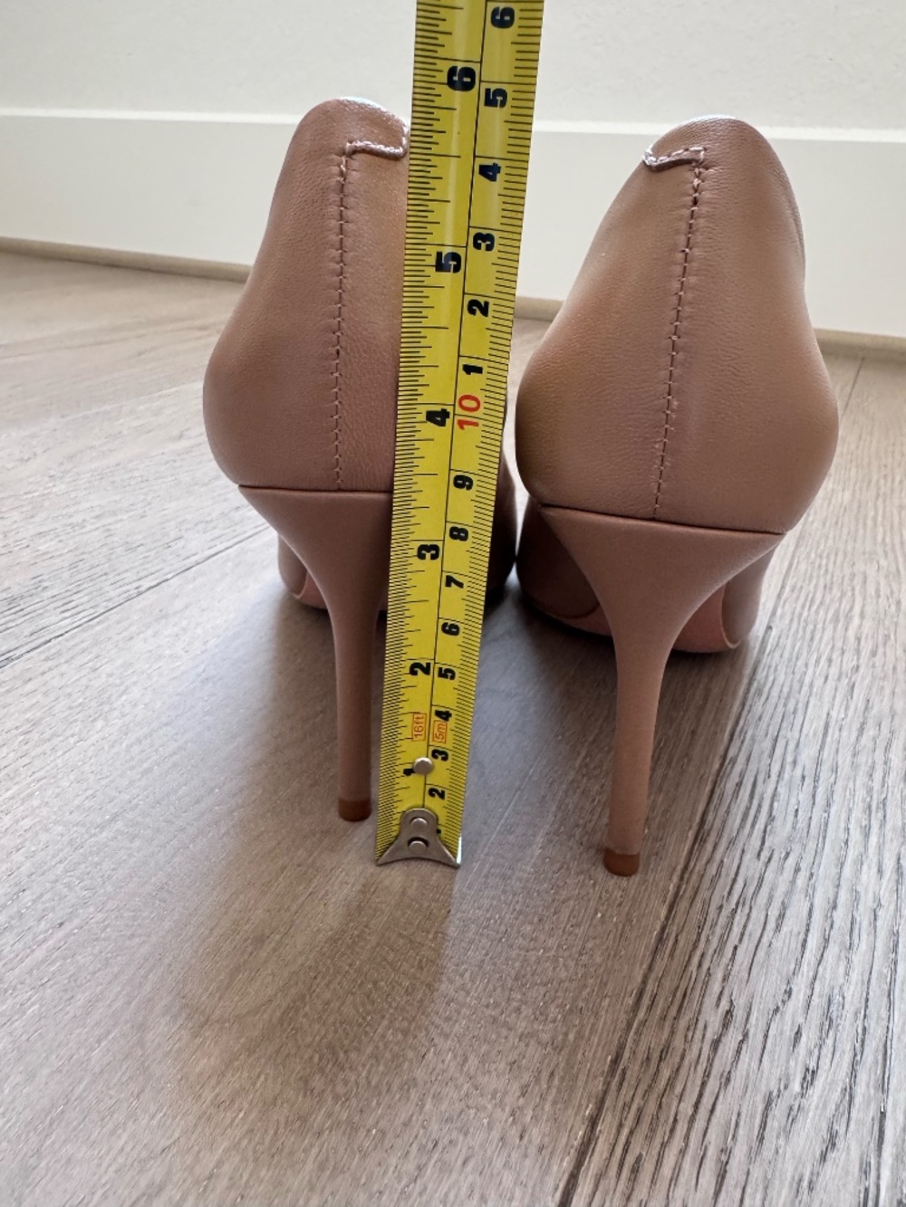 SCHUTZ, Rosie Pump (3.3 In/Mid Heel), US Size 6.5, Color Desert - Picture 6 of 9